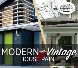 Modern vs Vintage house paint