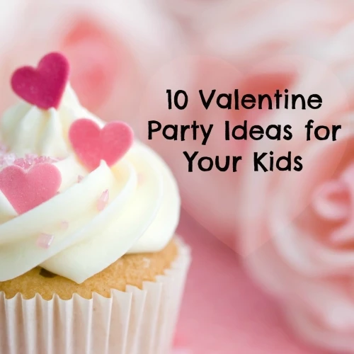 Blog title superimposed over photo of a mini Valentine cupcake