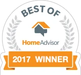 Home Advisor Best of 2017 Winner badge.