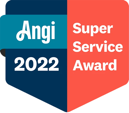 Angi 2022 super service award badge