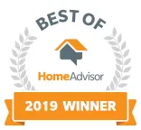Best of HomeAdvisor 2019 Winner.