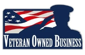 veteran owned business soldier with flag