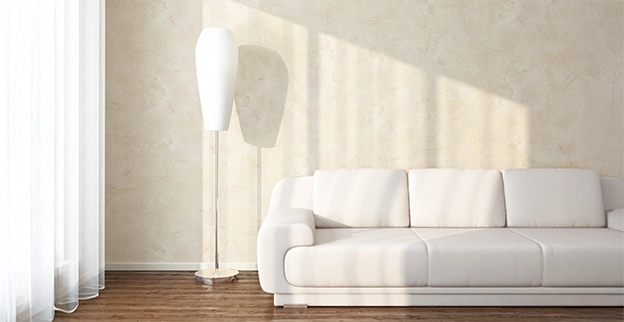 A picture of a wall with textured faux painting.