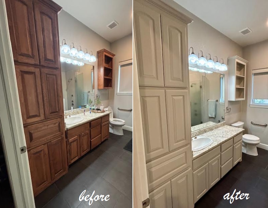 Five Star Painting of West Fort Worth Bathroom Cabinets