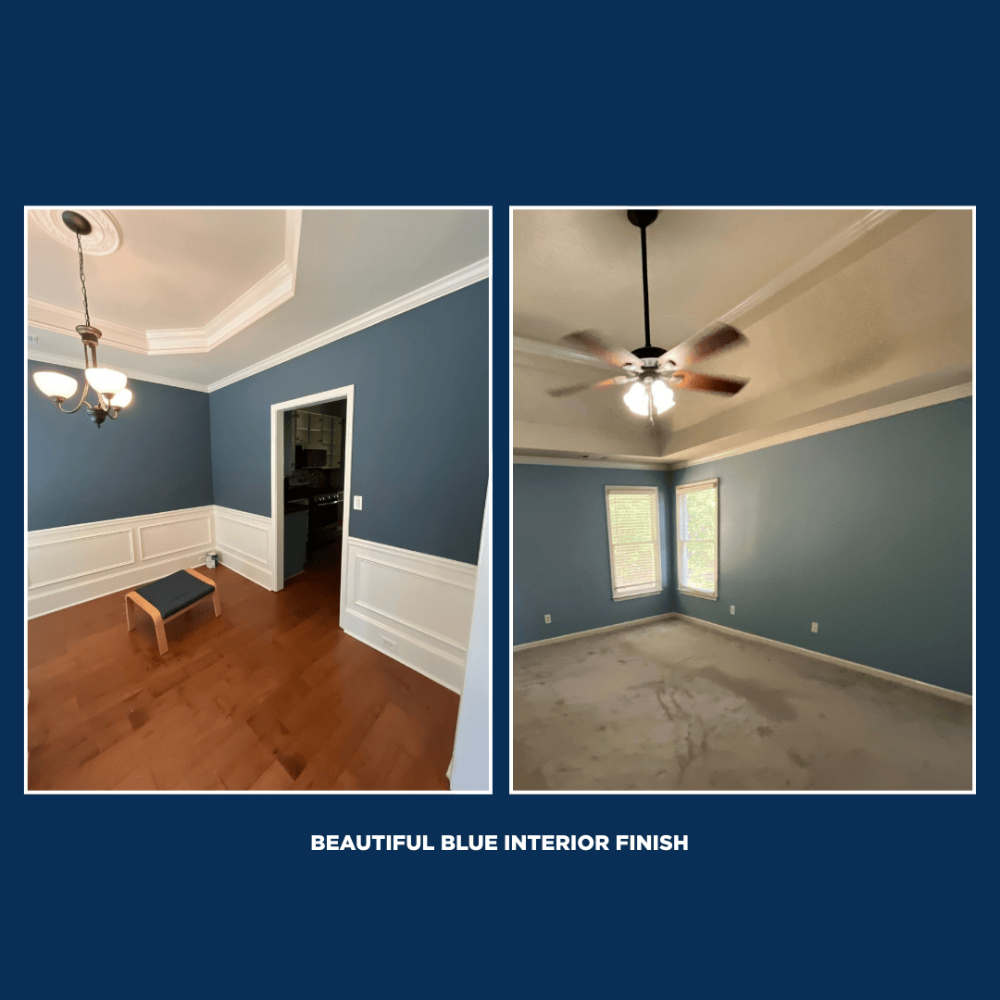 Blue Interior Finish