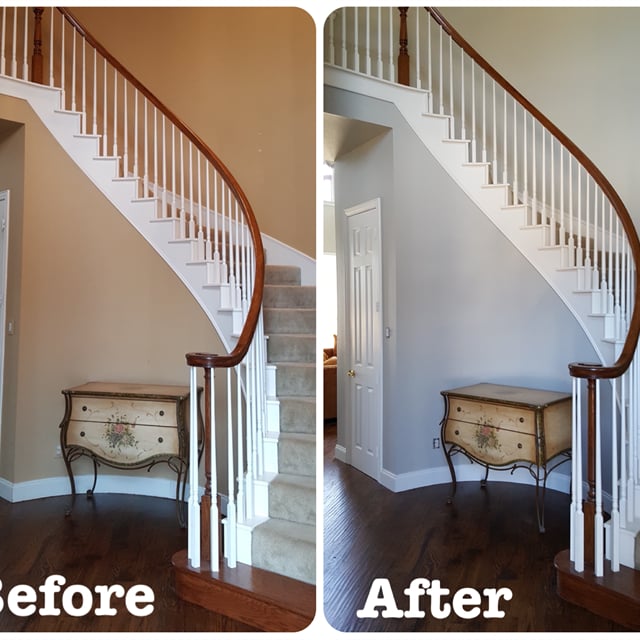 Because and after staircase entryway