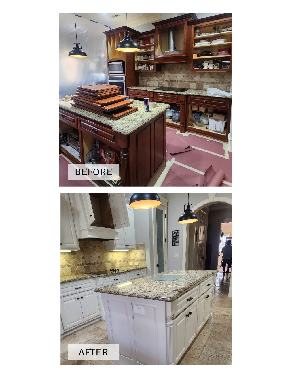 Kitchen Before and After