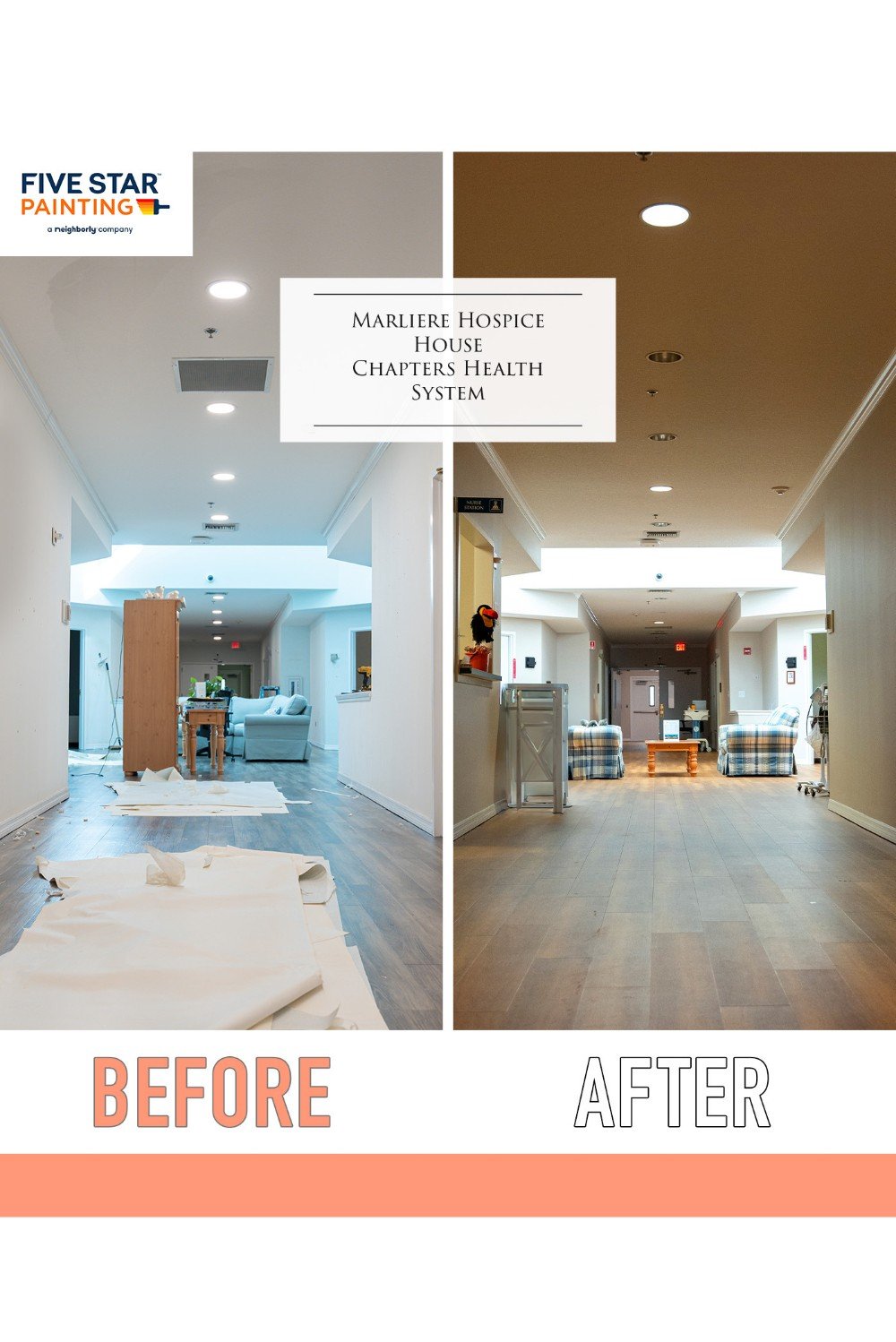 Chapters Health Interior Before and After
