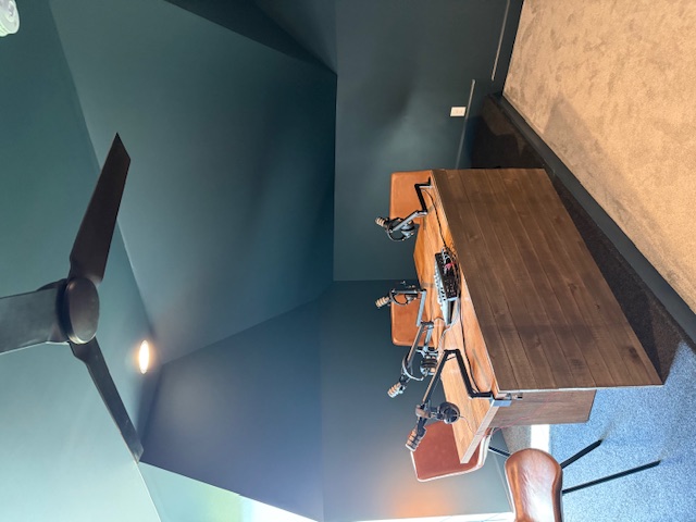 Sherwin Williams Color Drenched Room with Duration Home Interior Acrylic Latex Matte finish on wall, Satin on doors and trim color SW7625 Mount Etna