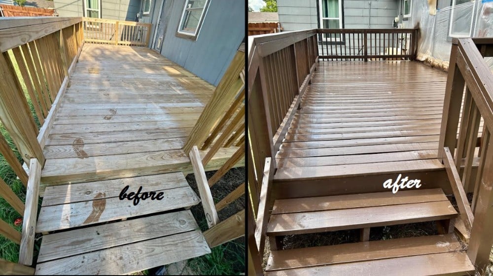 Deck Before and After