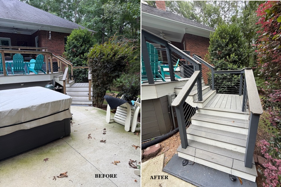 Deck Post Stain Sherwin William Waterborne Solid Stain SW3063 Charcoal