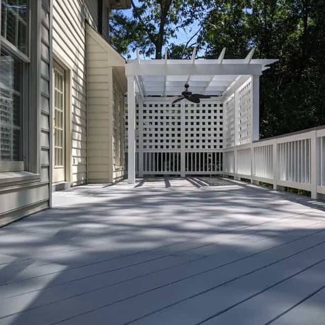 White & Gray Deck