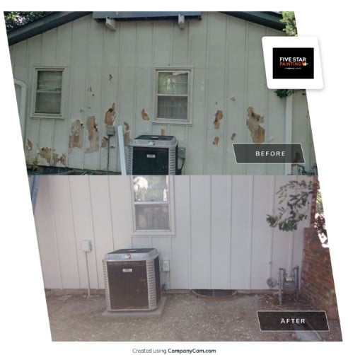 Don't let peeling paint ruin the look of your home. Give Five Star Painting a call for your free quote.