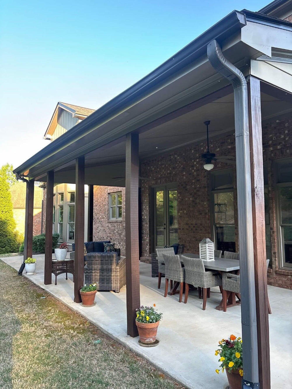 Exterior patio in Alpharetta