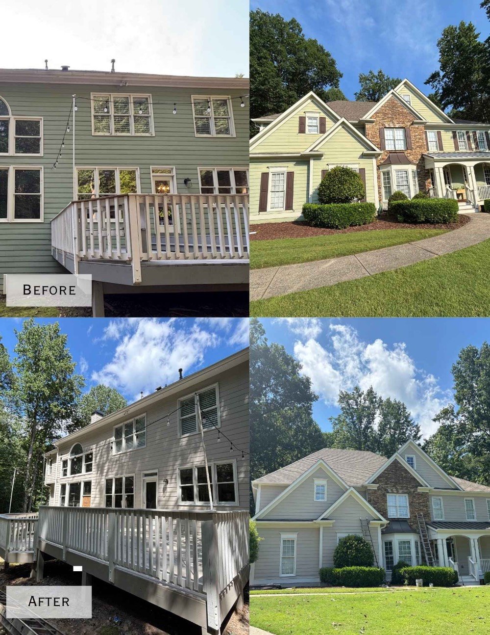 Exterior and deck
