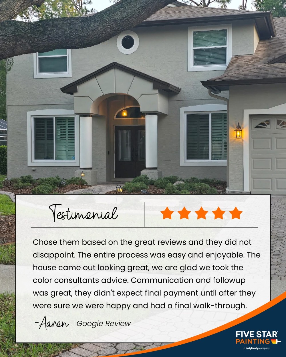 Exterior painting house painter westchase