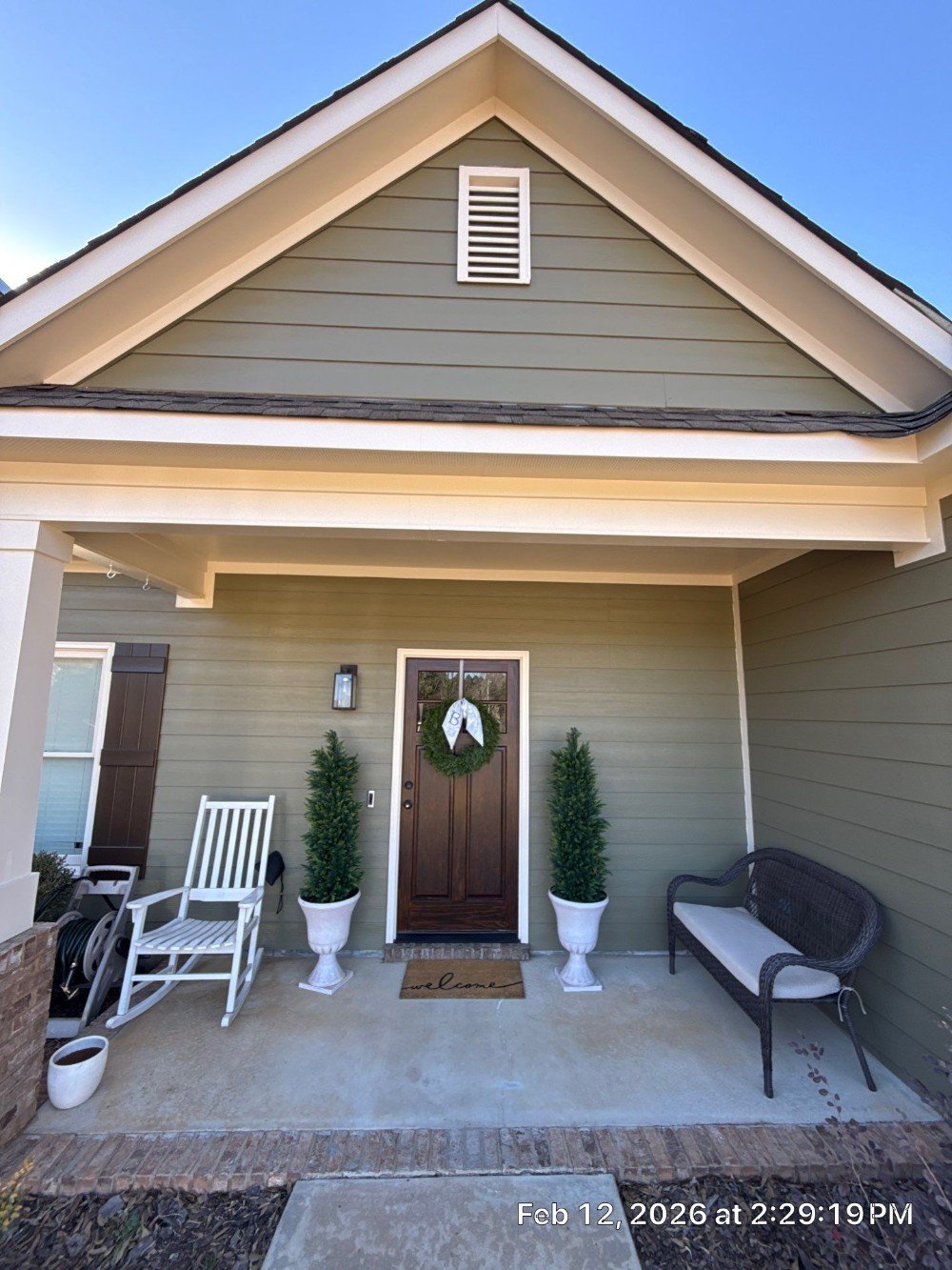 Exterior residential repaint Sherwin Williams SuperPaint Exterior Acrylic Latex Auburn Alabama