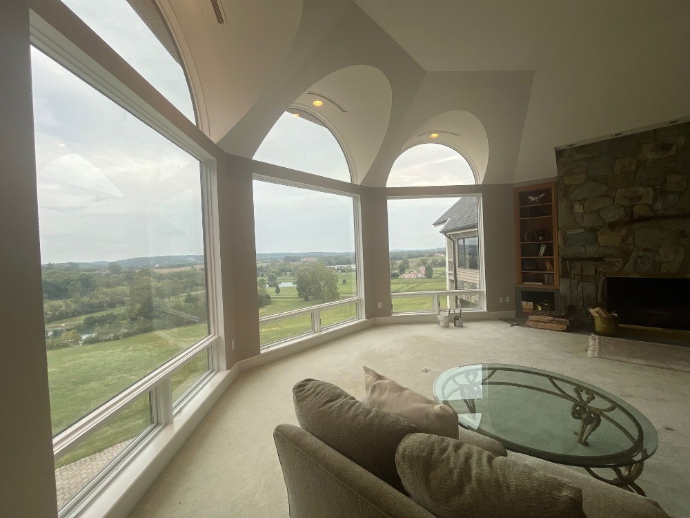 Living room with a great view