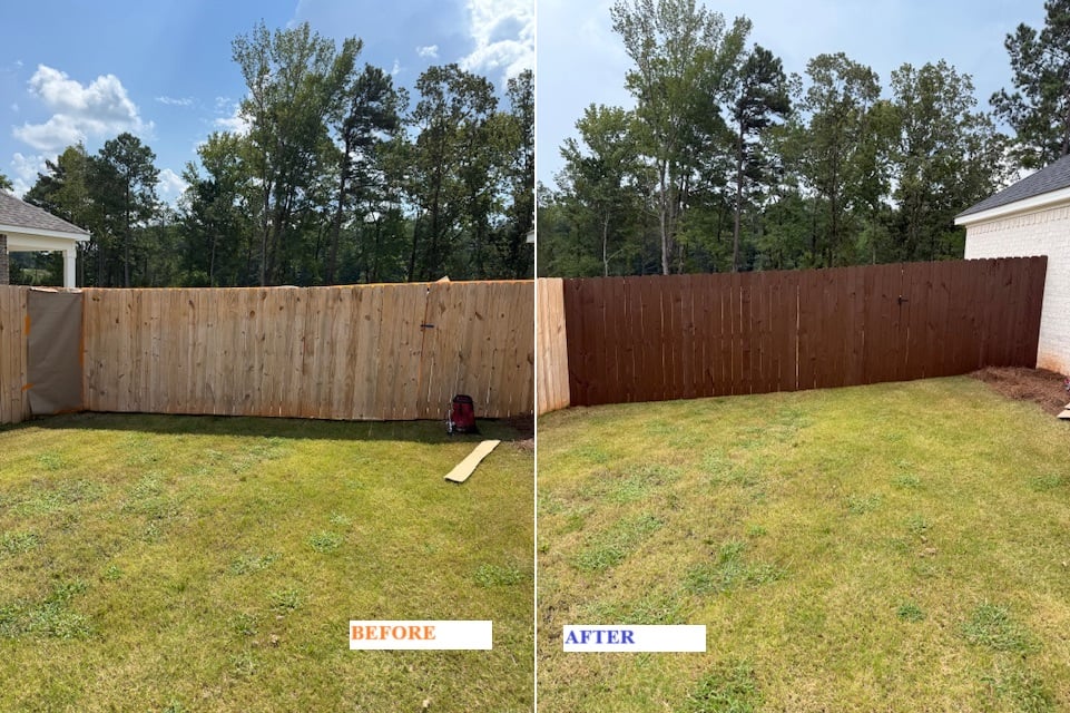 Fence Staining Sherwin Williams Superdeck Waterborne Sold Color Tobacco