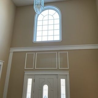 Delaware Painting, Residential Painting, Interior Painting, Color Consultation, Color Consultant, Remodeling, Expert Painting, Sherwin-Williams, Entryway, Foyer, Neutral Tones, High Ceilings, Crown Molding, Interior Trim, Bear
