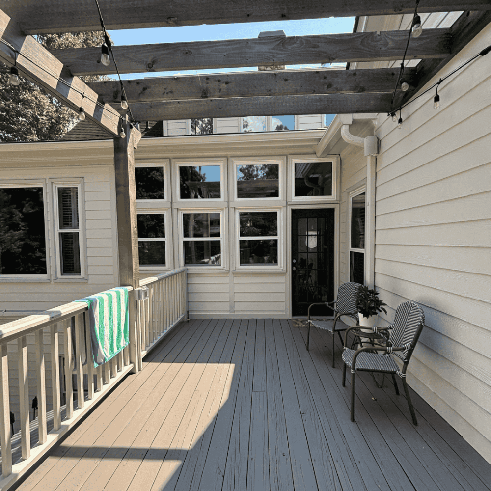 Fresh Deck and Back of House Paint