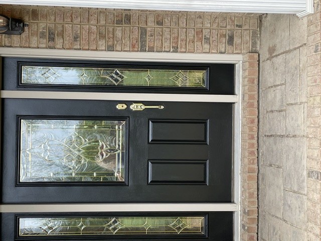 Front door after