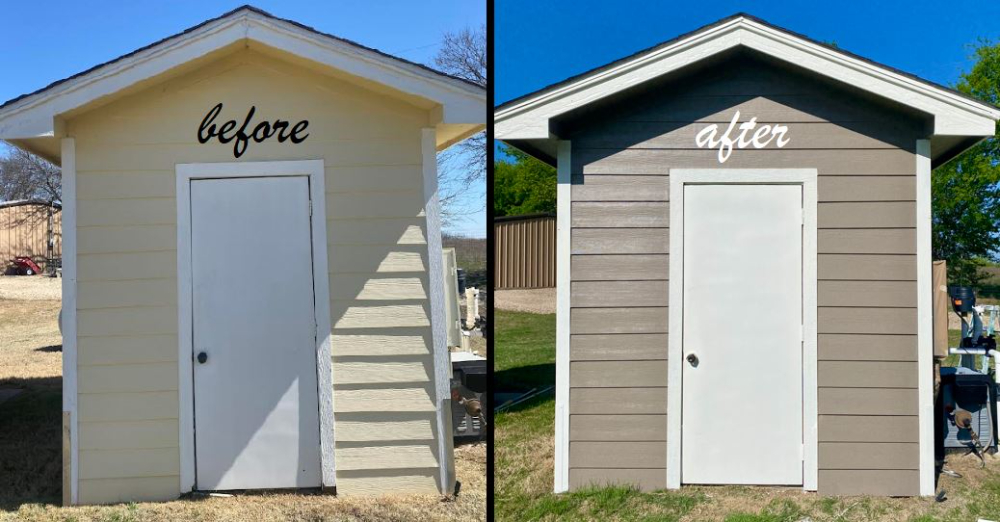 Five Star Painting of West Fort Worth Godley Shed