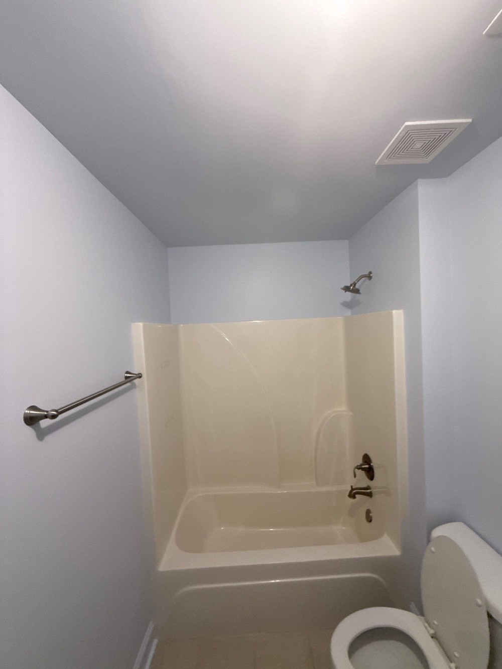 Guest bathroom Cotswolds neighborhood Auburn Alabama Duration Satin walls, flat ceiling