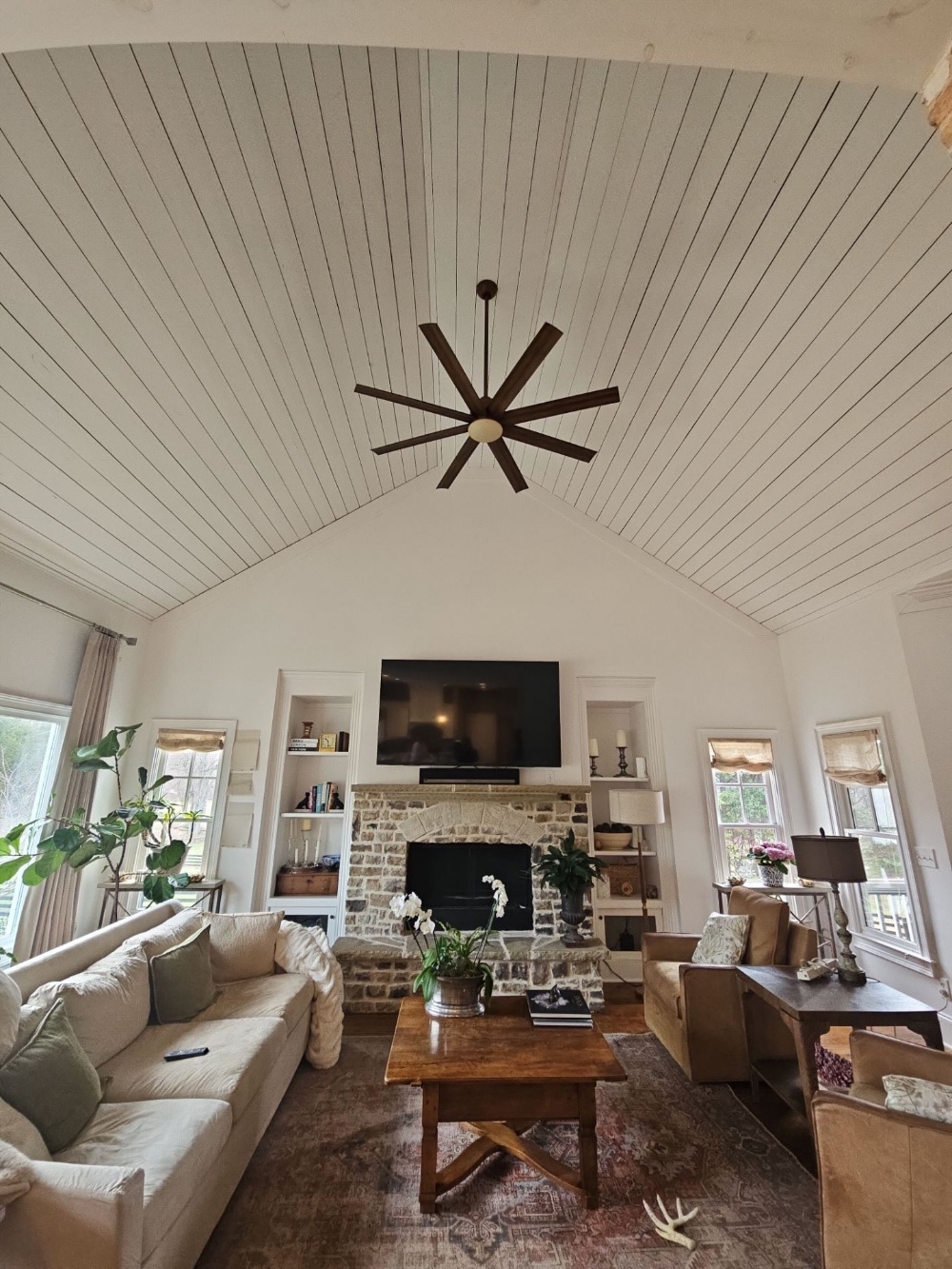 Interior White Living Room