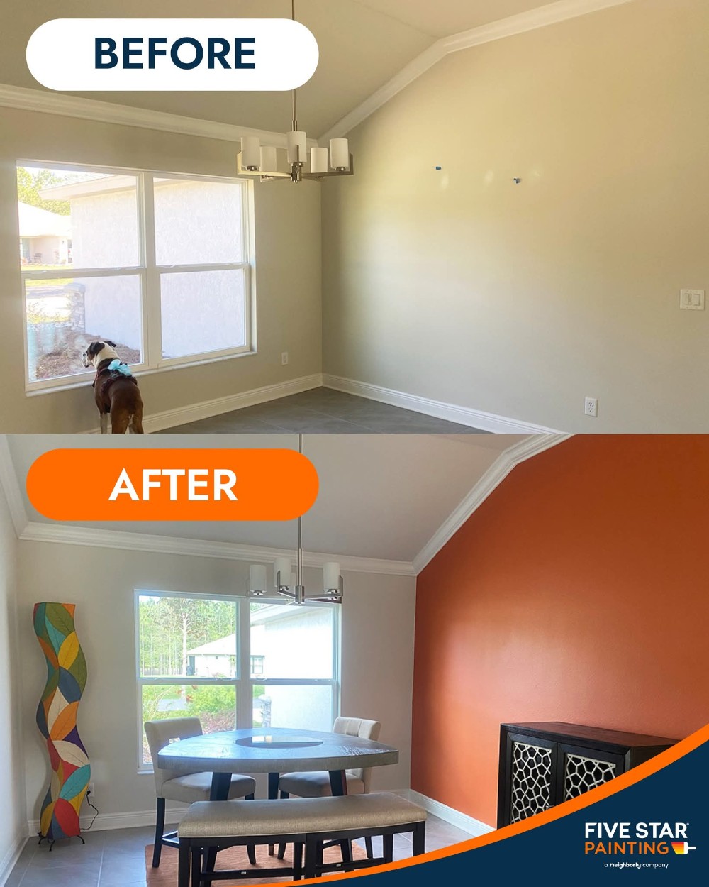 Interior painting Accent walls Springhill
