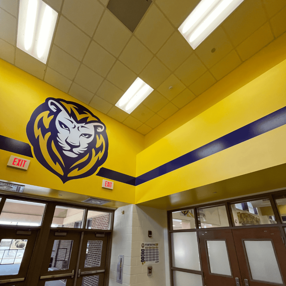 Lakeside Lions Logo and Interior Paint
