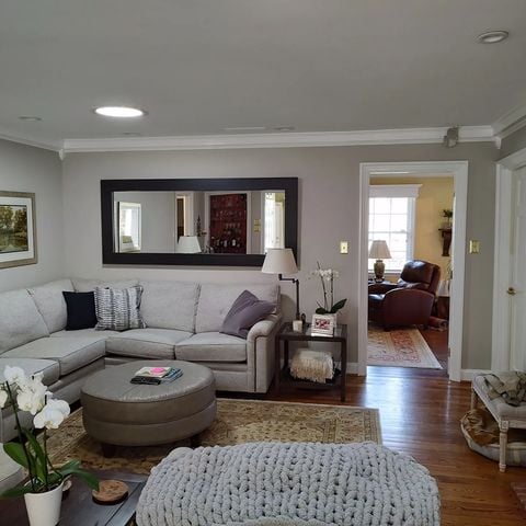 Living room painting, interior painting, neutral colors, peaceful painting