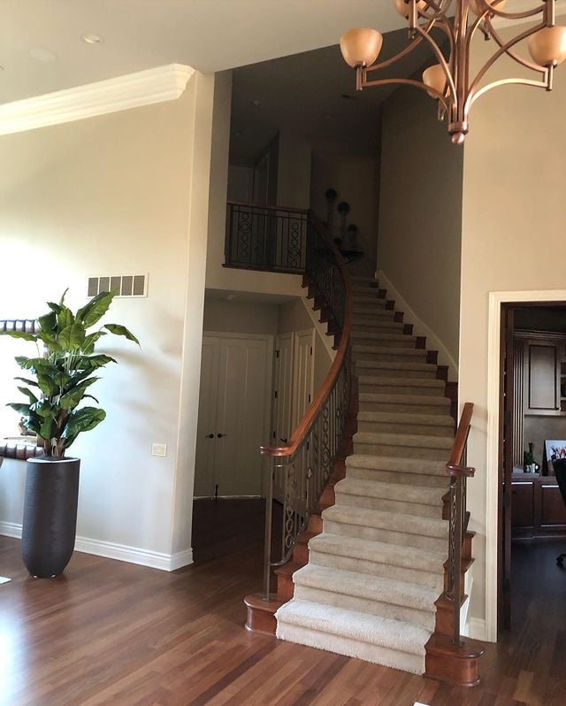 Painted staircase