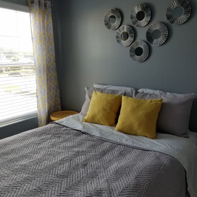 Relaxing bedroom painting, interior painting, color consultation, color experts