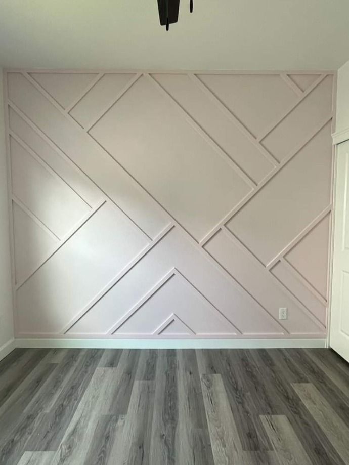 Pink Paint, Interior, residential painting, bedroom painting, accent wall, Sherwin Williams