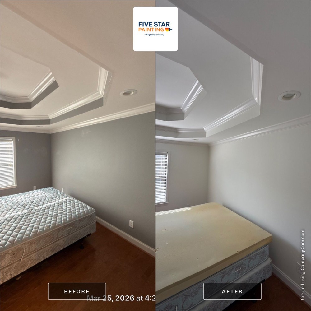 Primary bedroom repaint Sherwin Williams Duration Home Interior Latex