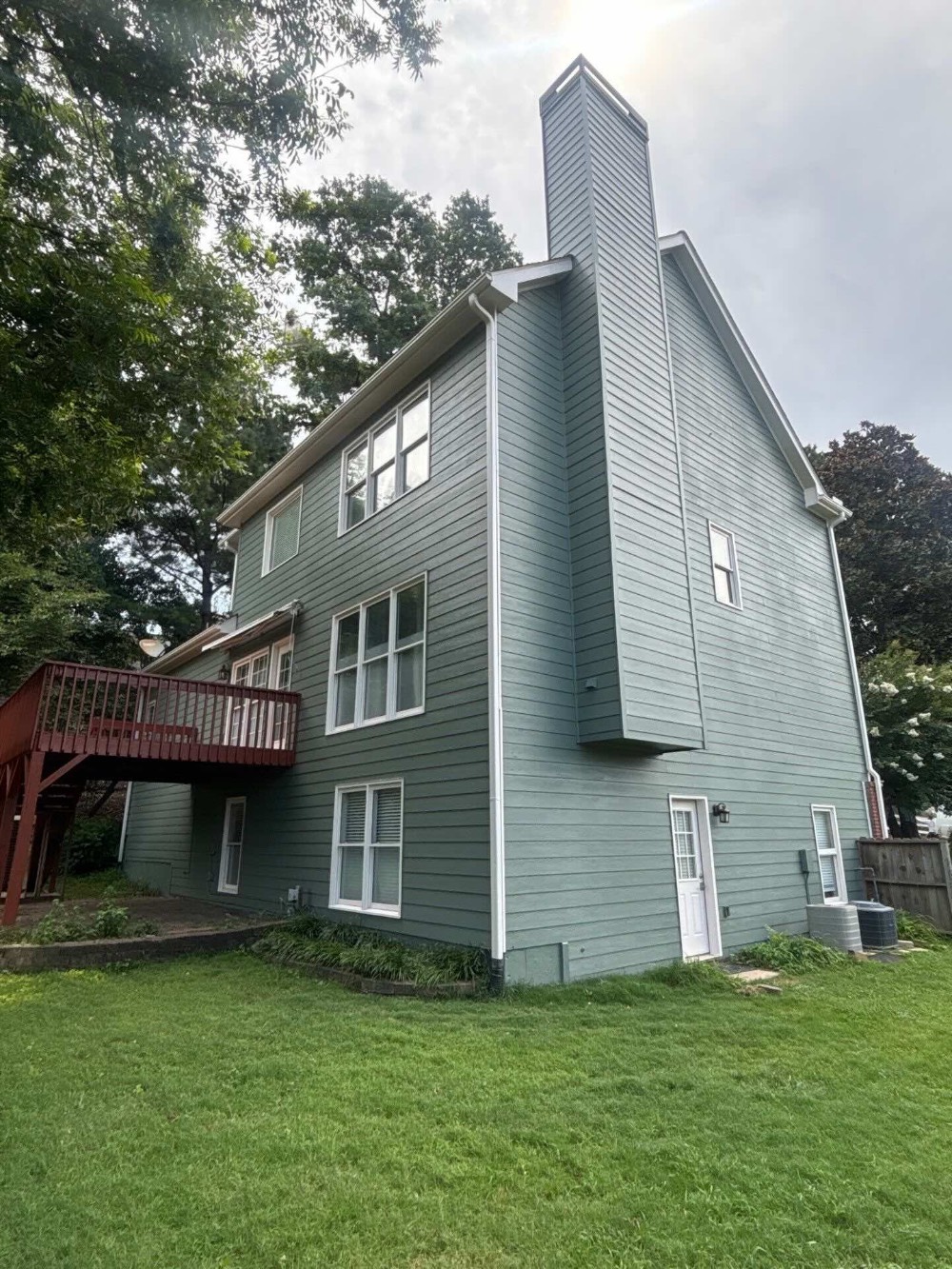 Rear Facing Exterior Siding Repaint