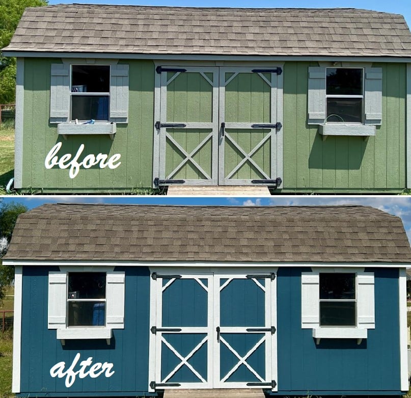 Shed to match the house