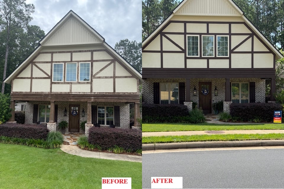 Exterior Re-Stain Sherwin Williams SuperDeck Semi-Transparent  Stain SW9183 Dark Clove
