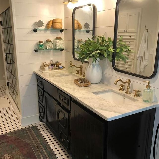 duel bathroom sink
