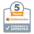 5 years home advisor screened and approved.