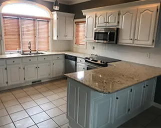 Home with a freshly painted Interior.