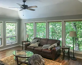 Home with a freshly painted Interior.