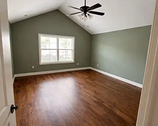 Home with a freshly painted Interior.