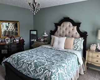 Home with a freshly painted Interior.