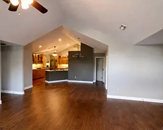 Home with a freshly painted Interior.