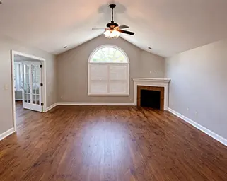 Home with a freshly painted Interior.