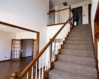 Home with a freshly painted Interior.