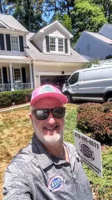 Painted home exterior.