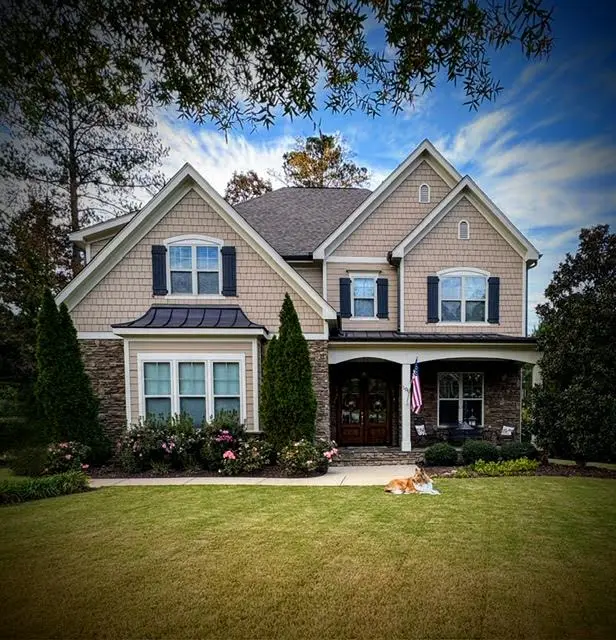 Painted home exterior.